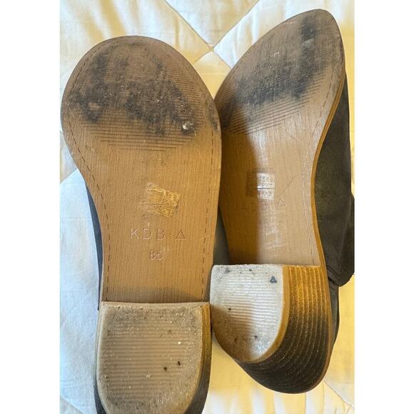 KELSI DAGGER Suede Kenmare Ankle Booties Size 8.5 (streetwear heeled leather) - Picture 7 of 7